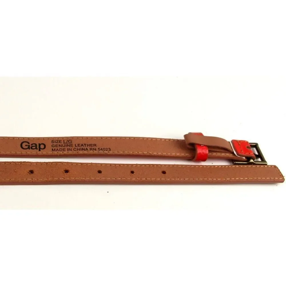 Gap BROWN RED GENUINE LEATHER 3/4